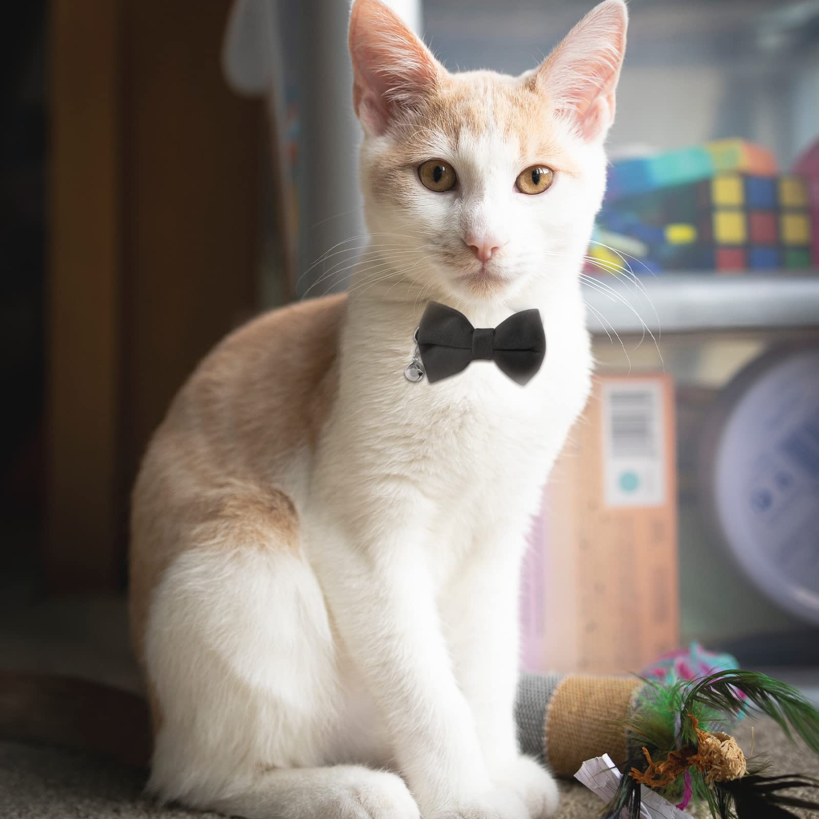 【つる927】ミニサイズ！ペリドットの蝶ネクタイねこちゃん形オルゴ☆他３点 つる927様専用】ミニサイズ！ペリドットの蝶ネクタイねこちゃん